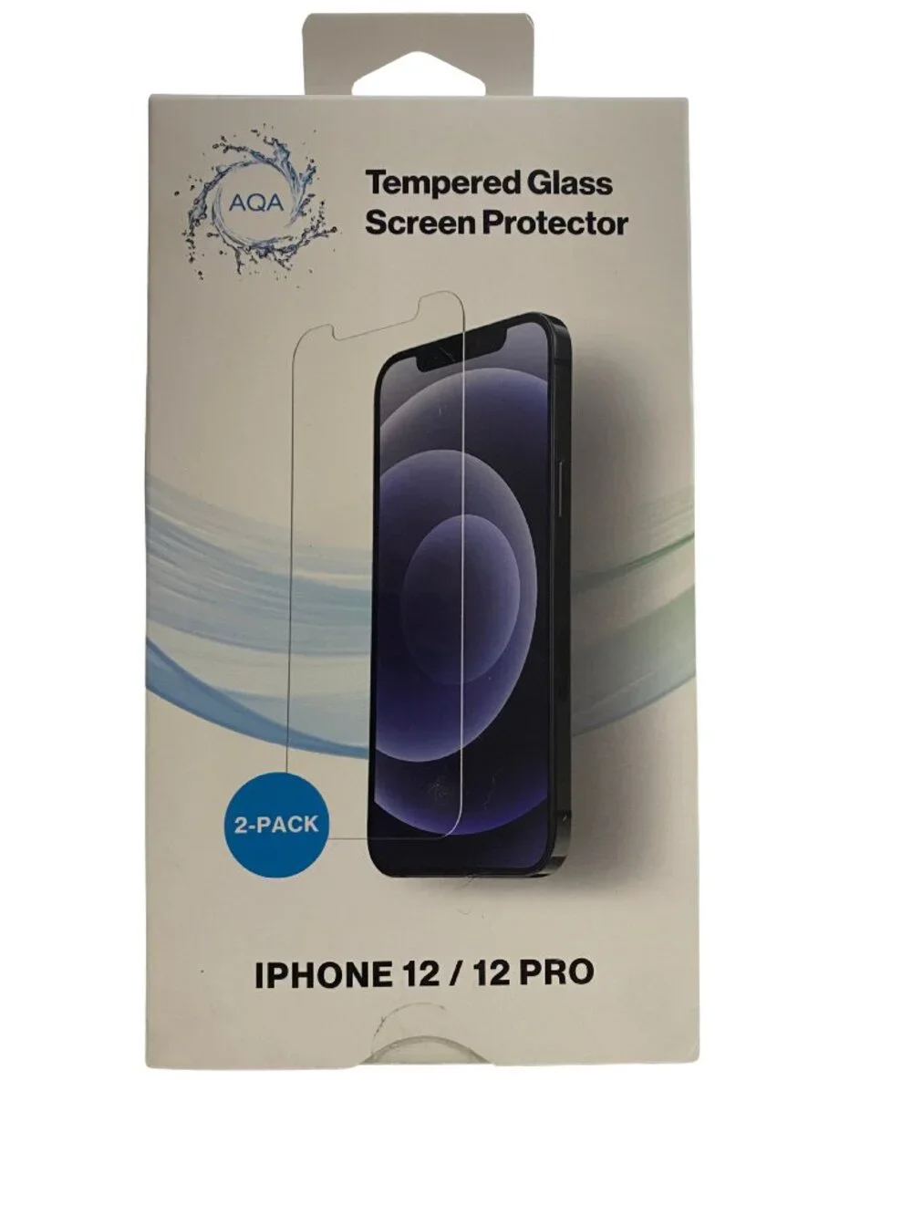 2 Pack Tempered Glass Screen Protector for iPhone 12/12 Pro Clear Brand New